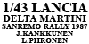 LANCIA（ミニカー）1/43 LANCIA DELTA MARTINI SANREMO RALLY 1987 J.KANKKUNEN / L.PIIRONEN