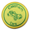 CATERHAM CARS 3.75" ROUND ワッペン