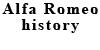 Alfa Romeo history