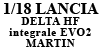 LANCIA（ミニカー）1/18 LANCIA DELTA HF integrale EVO2 MARTINI