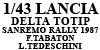 LANCIAi~jJ[j1/43 LANCIA DELTA TOTIP SANREMO RALLY 1987 A.FLORIO / L.PIROLLO
