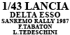 LANCIAi~jJ[j1/43 LANCIA DELTA ESSO SANREMO RALLY 1987 F.TABATON / L.TEDESCHINI